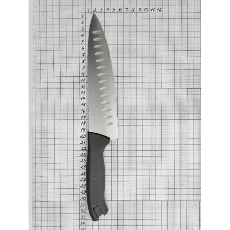 Ніж кухарський GASTRO Hollow 210 мм, сірий PRG37165-11 Pirge Сірий