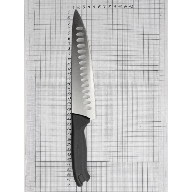 Ніж кухарський GASTRO Hollow 230 мм, сірий PRG37166-11 Pirge Сірий