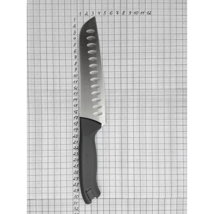 Ніж GASTRO Hollow Santoku 170 мм, сірий PRG37168-11 Pirge Сірий