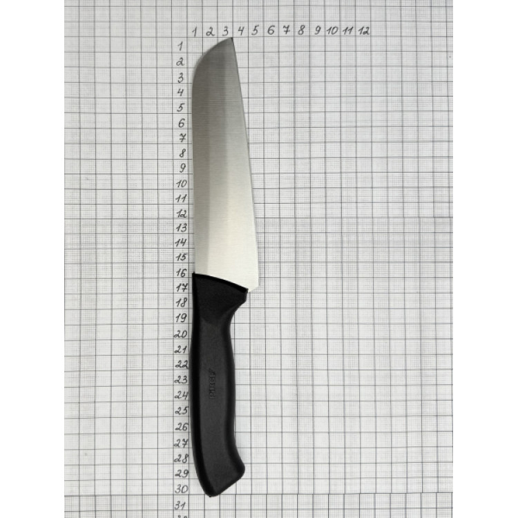 Ніж Santoku ECCO, 170мм, чорний PRG38167-01 Pirge Чорний