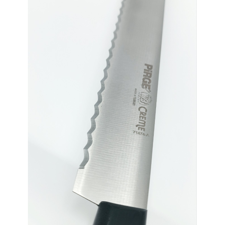 Ніж для торта (тип А), CREME, 30 см, широкий, чорний PRG71474-A-01 Pirge Чорний