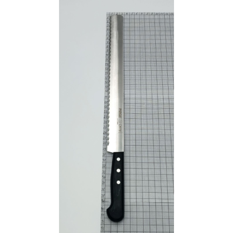 Ніж для торта (тип А), CREME, 30 см, широкий, чорний PRG71474-A-01 Pirge Чорний