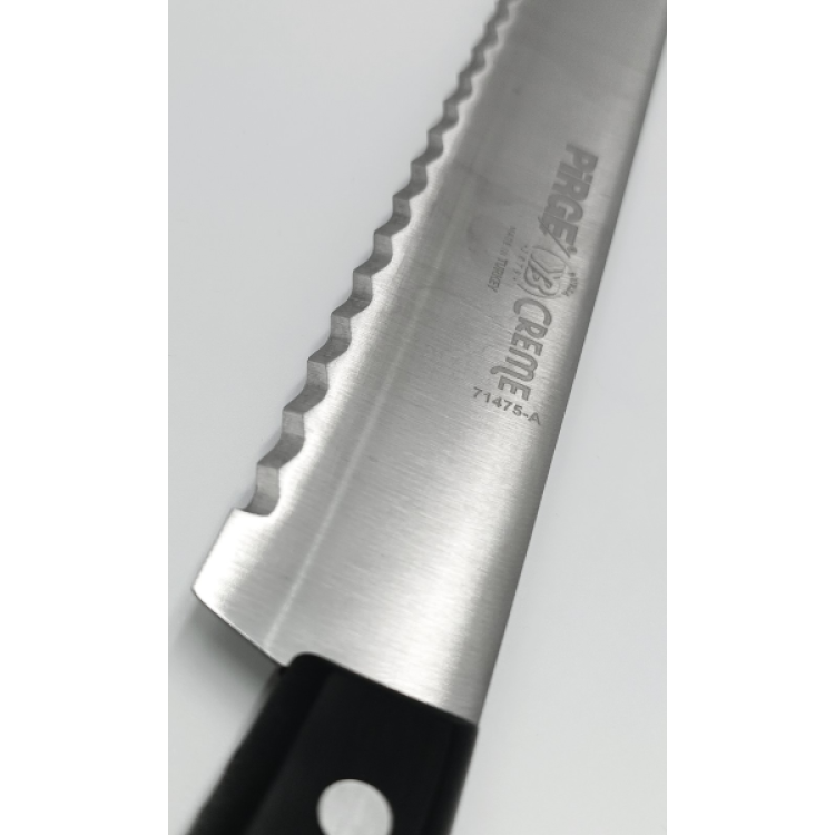 Ніж для торта (тип А), CREME, 35 см, широкий, чорний PRG71475-A-01 Pirge Чорний