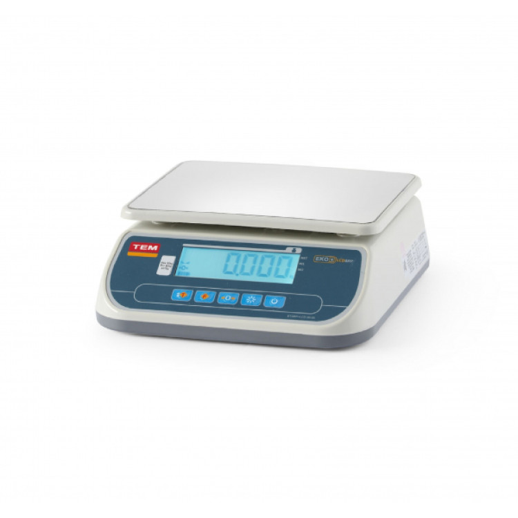 Ваги торгівельні LCD з легалізацією лінія SRP+ 30 кг TEM 295x320x(H)120 мм TSRP+LCD30T-D Hendi