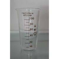 Мензурка 56хh100мм М100мл