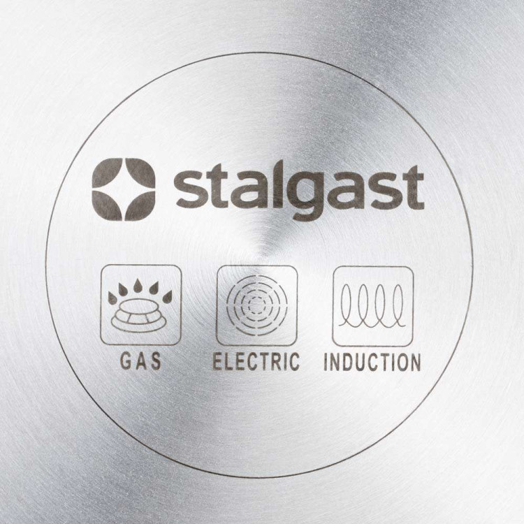 Каструля Stalgast Gredil висока з кришкою 9 л 011245