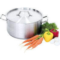 Каструля Stalgast низька з кришкою 5 л 013242