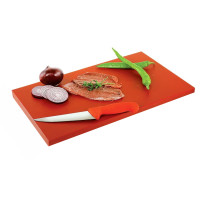 Доска разделочная Yelkar Plastik 300х400х10 мм острые края HACCP красная YP 1301 Red