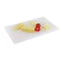 Дошка обробна Yelkar Plastik 200x300x10 мм з гострими краями HACCP біла YP 1001 White