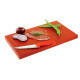 Дошка обробна Yelkar Plastik 300х500х20 мм гострі краї HACCP червона YP 1402-1 Red