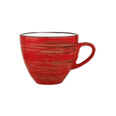 Чашка для капучино Wilmax England Spiral Red 190 мл красная WL-669235/A