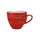 Чашка кавова Wilmax England Spiral Red 110 мл червона WL-669234/A