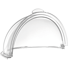 Кришка GastroPlast Rolltop Ø395 мм сумісна з круглим підносом Ø350 мм прозора GFM--0013