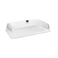 Кришка для підносу GastroPlast GN 1/1 полікарбонат прямокутна 325х527 мм прозора GF--0011